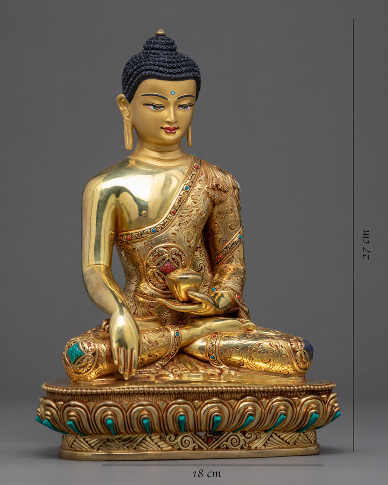 The Buddha Shakyamuni Art | Magnificently Hand Carved Buddhist Statue