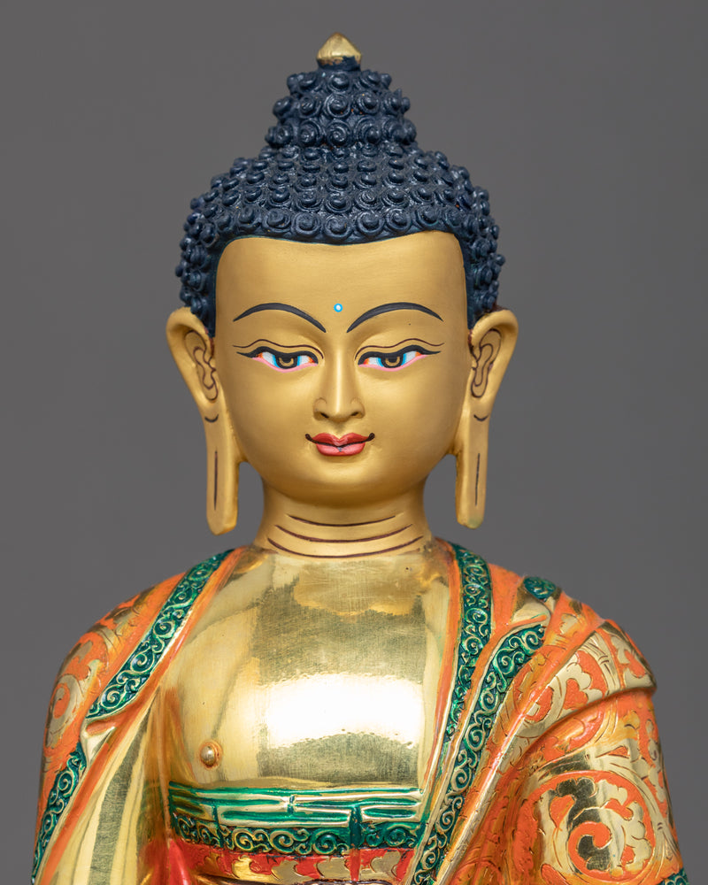 Shakyamuni Buddha Tibetan Statue | Traditional Himalayan Art Nepal