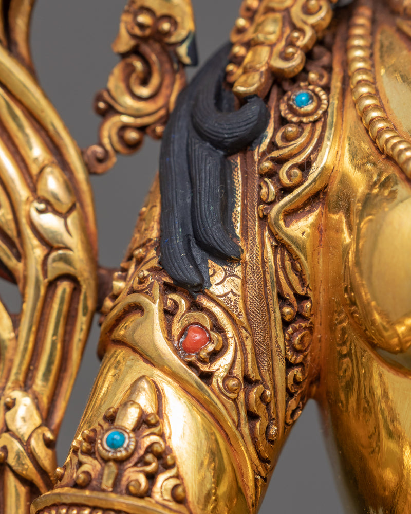 Tara Green Art | Traditionally Hand Carved Buddhist Statue