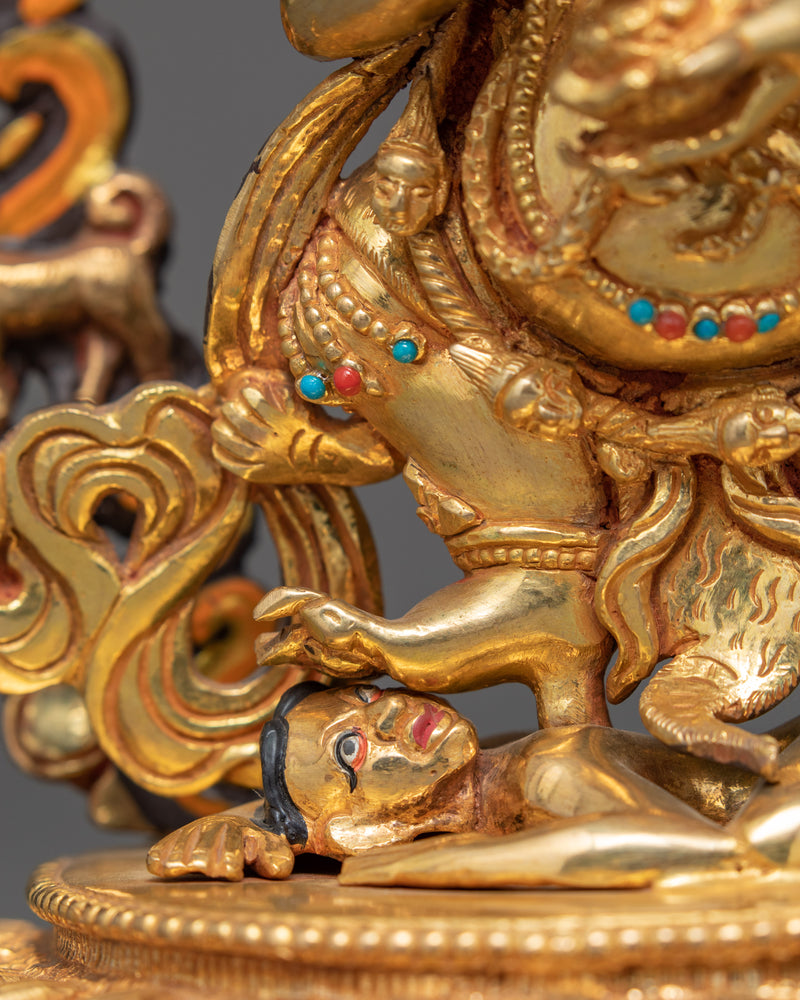 Sakyapa Mahakala Sculpture | Traditional Himalayan Art Nepal