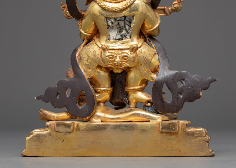 Sakyapa Mahakala Sculpture | Traditional Himalayan Art Nepal