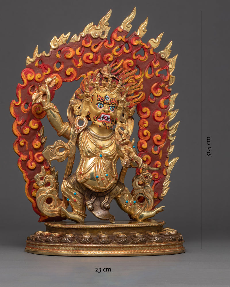 Vajrapani Sculpture | Traditionally Hand Carved Buddhist Art