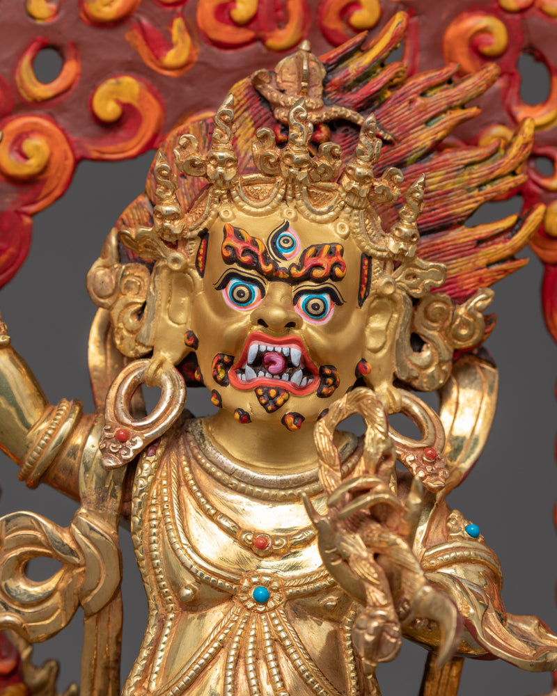 Vajrapani Sculpture | Traditionally Hand Carved Buddhist Art