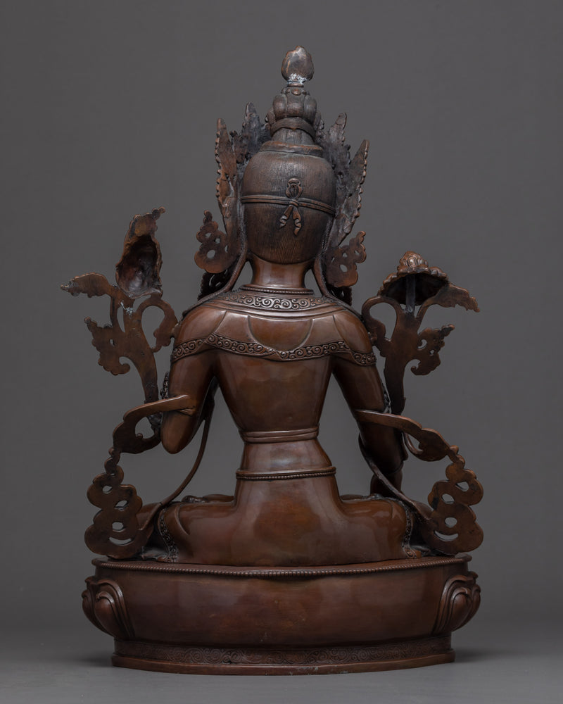 Goddess White Tara Statue | Traditional Himalayan Art of Nepal