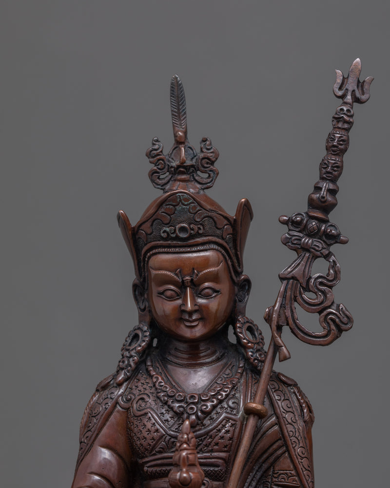 Mini Guru Rinpoche Art | Traditional Himalayan Statue