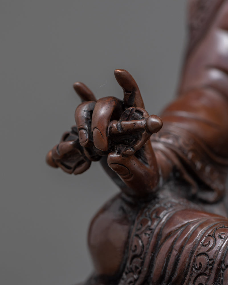 Mini Guru Rinpoche Art | Traditional Himalayan Statue