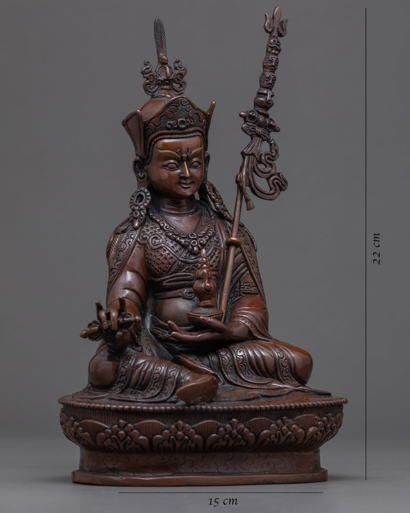 Mini Guru Rinpoche Art | Traditional Himalayan Statue