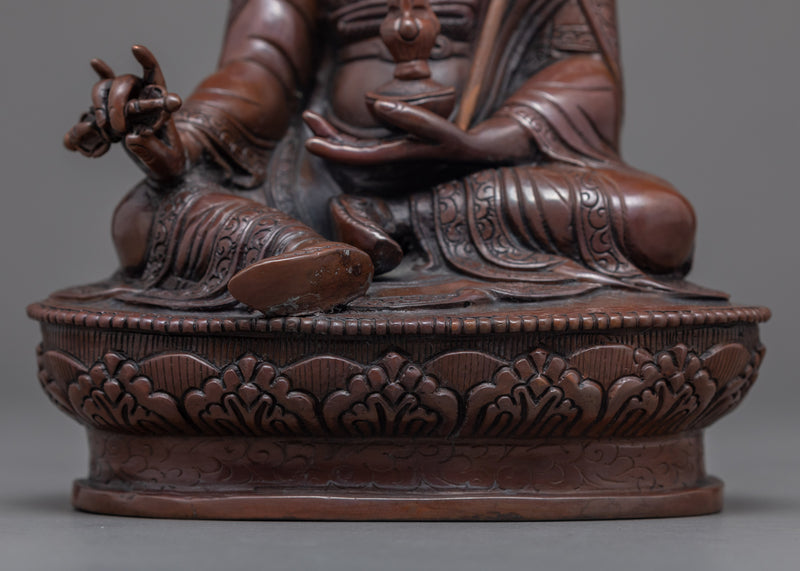 Mini Guru Rinpoche Art | Traditional Himalayan Statue