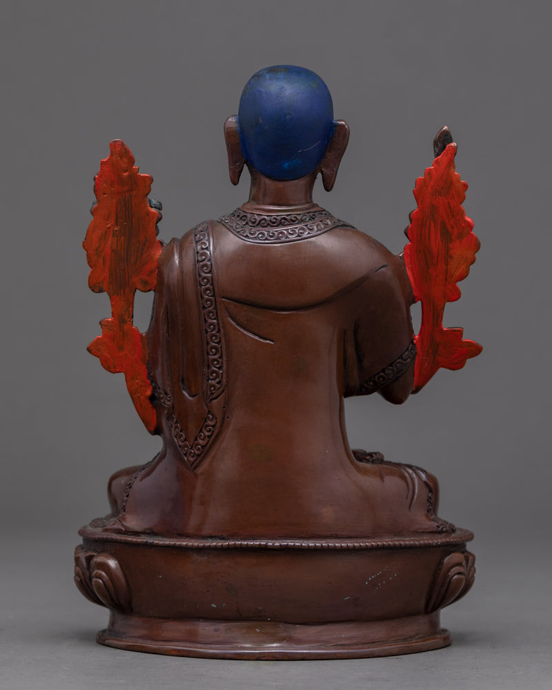 Je Tsongkhapa Statue Set | Tibetan Buddhist Monk Sculpture