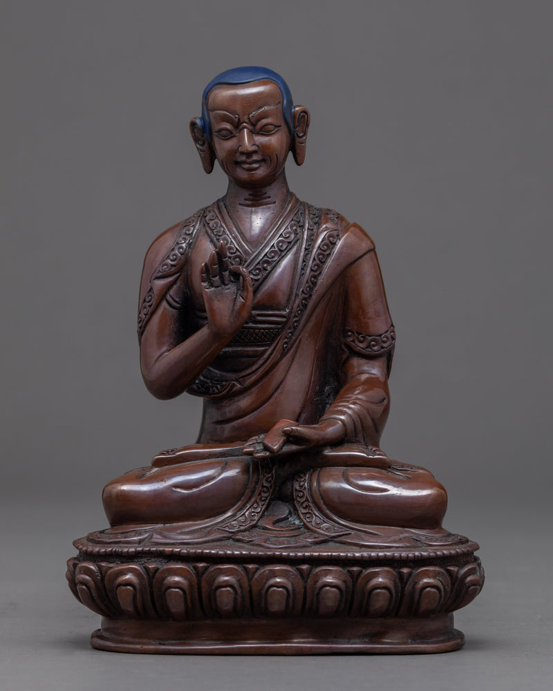 Je Tsongkhapa Statue Set | Tibetan Buddhist Monk Sculpture