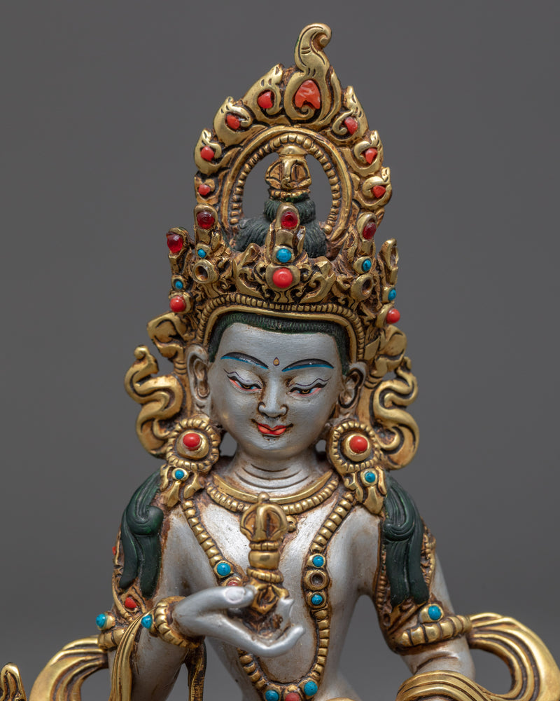 Bodhisattva Vajrasattva Statue | Buddhist Artwork of Nepal