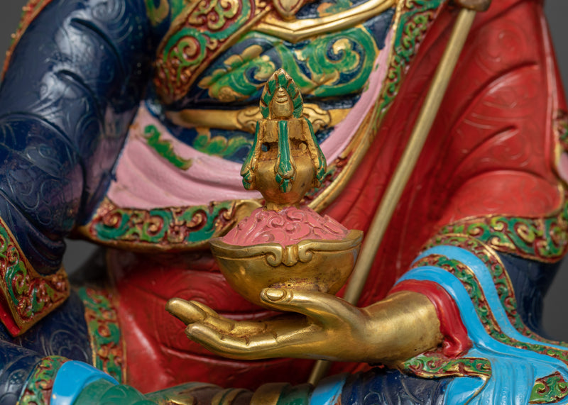 Padmasambhava Guru Sculpture | Buddhist Himalayan Art