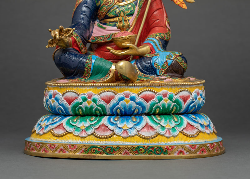 Padmasambhava Guru Sculpture | Buddhist Himalayan Art