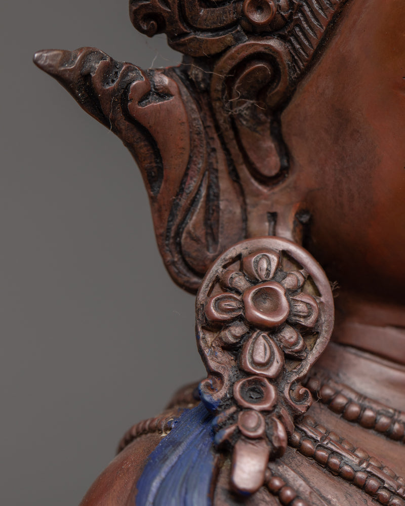 Amitayus Bodhisattva Copper Statue | Himalayan Buddhist Art