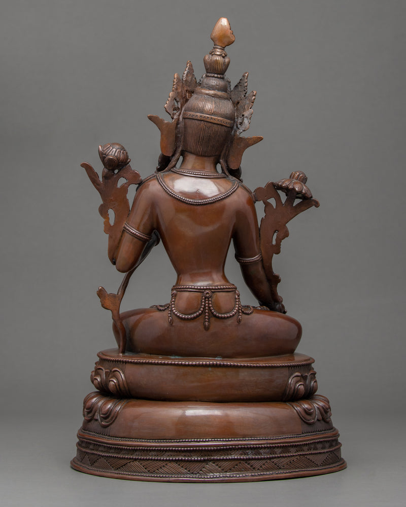 Great Mother White Tara Sculpture | Hand Carved Artwork