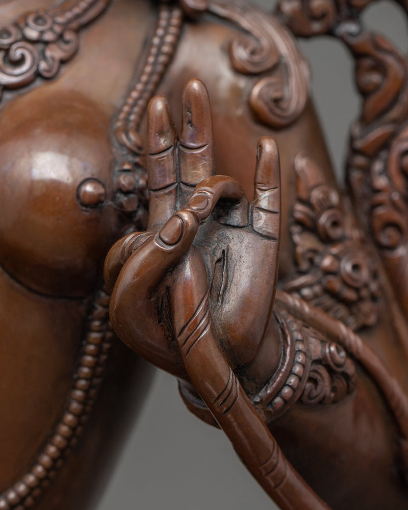 Great Mother White Tara Sculpture | Hand Carved Artwork