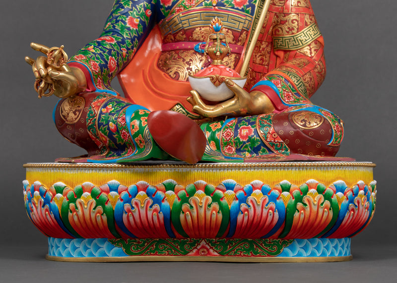 Large Guru Padmasambhava Statue | Tibetan Buddhist Artwork