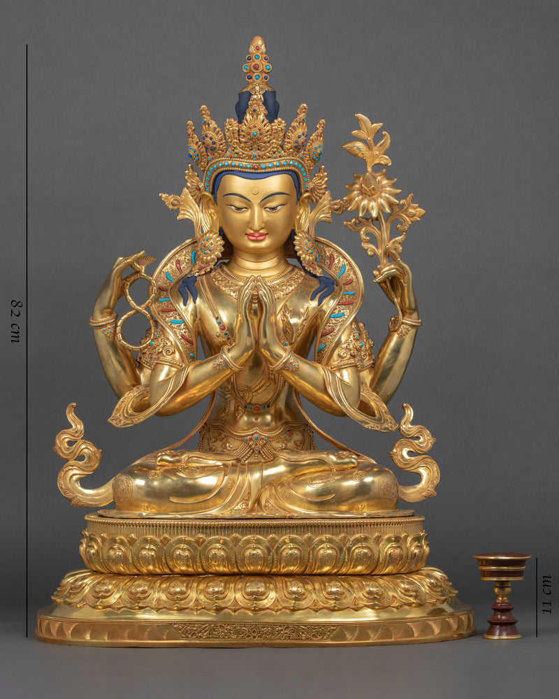 Large Chenrezig Statue | Bodhisattava of Compassion