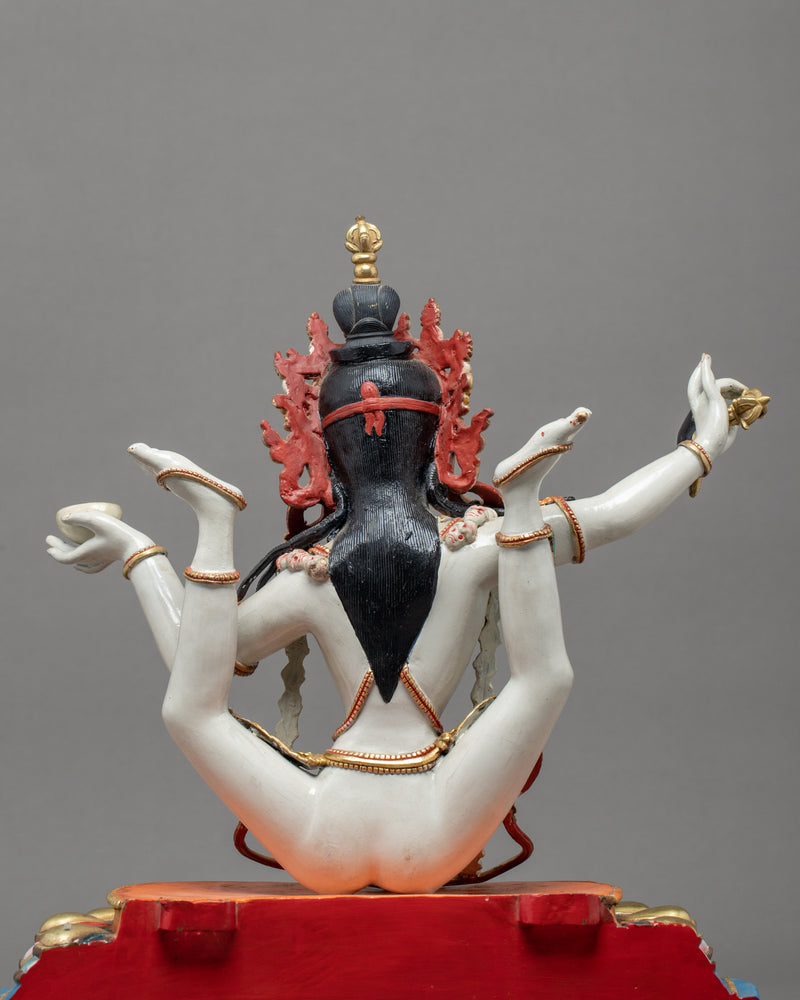 Rare Sukhasiddhi Statue | Traditional Buddhist The Wisdom Dakini Art