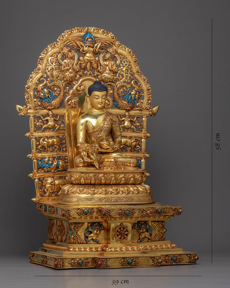 Bhaiṣajyaguru Statue | Hand-Made Medicine Buddha Artwork