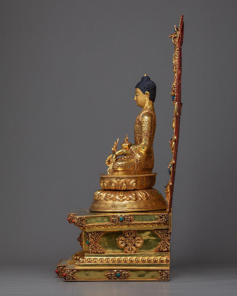 Bhaiṣajyaguru Statue | Hand-Made Medicine Buddha Artwork