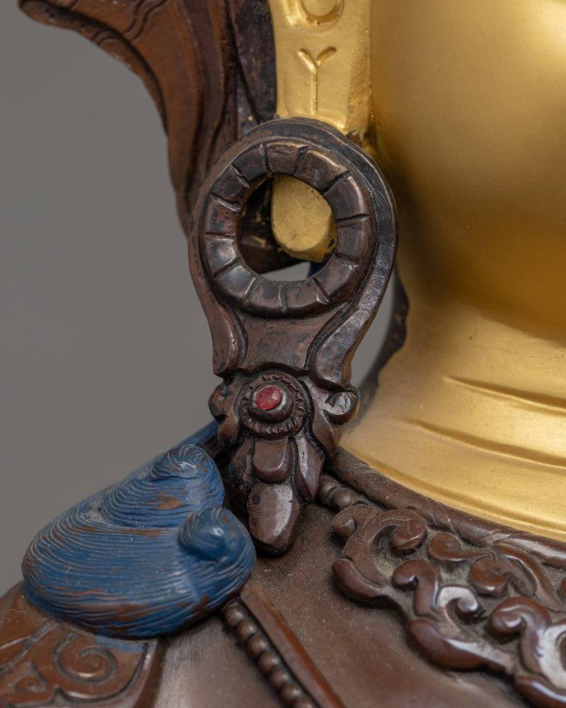 Vajrasattva Copper Statue | Tibetan Dorje Sempa