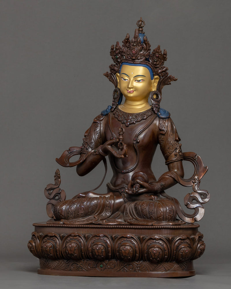 Vajrasattva Copper Statue | Tibetan Dorje Sempa