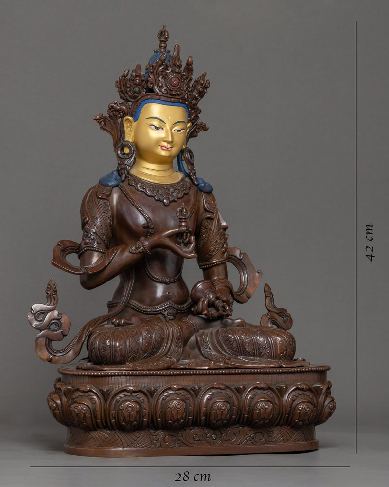 Vajrasattva Copper Statue | Tibetan Dorje Sempa