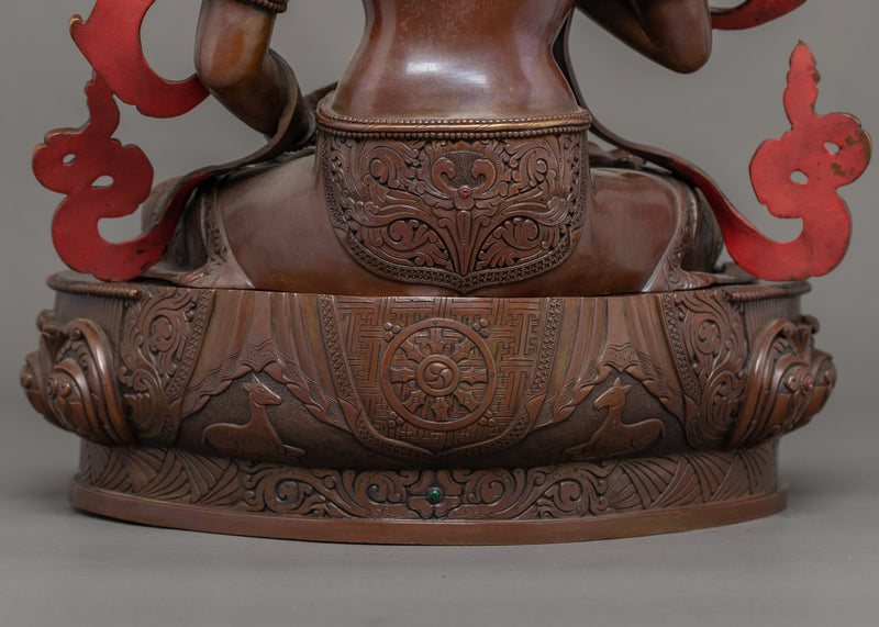 Vajrasattva Copper Statue | Tibetan Dorje Sempa