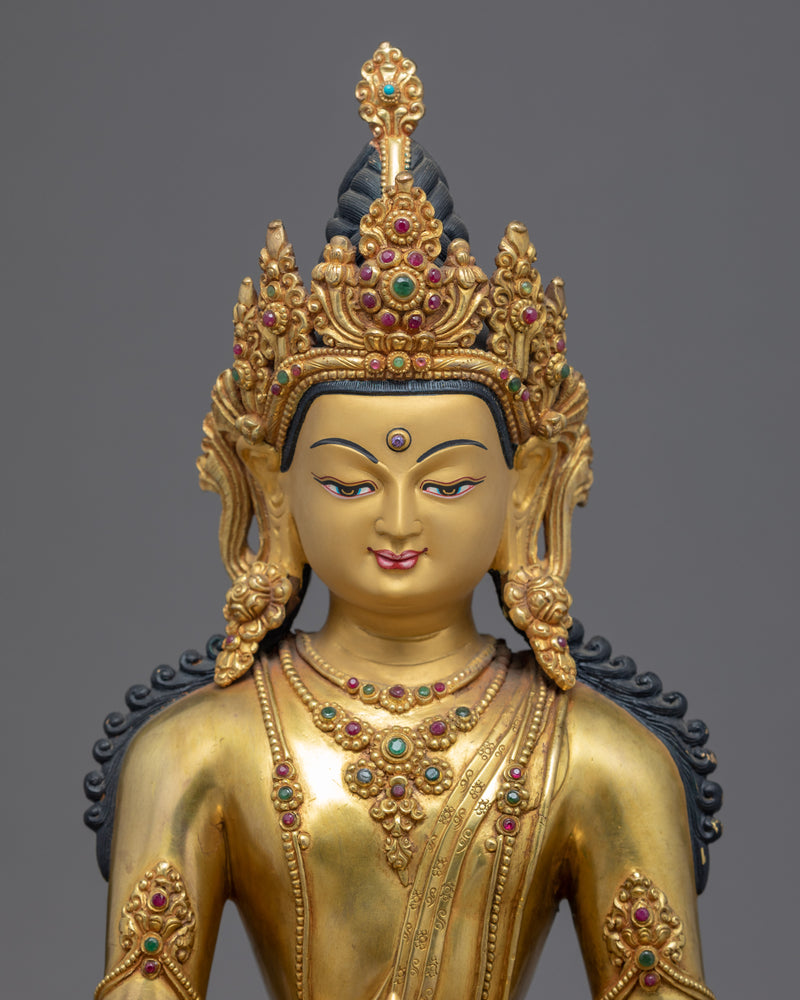 Mitrugpa Buddha Statue | Hand-carved Buddhist Art of Nepal