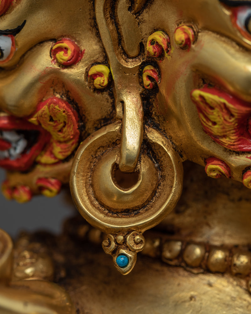 Vajrakilaya Yidam Statue | Buddhist Wrathful Deity