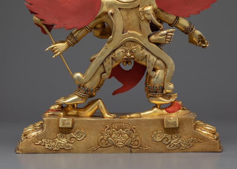 Vajrakilaya Yidam Statue | Buddhist Wrathful Deity