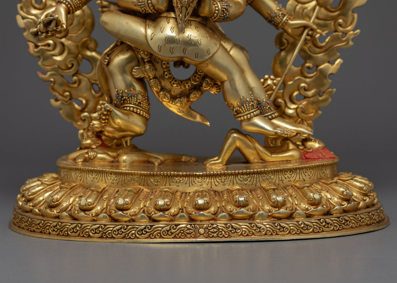 Vajrakilaya Yidam Statue | Buddhist Wrathful Deity