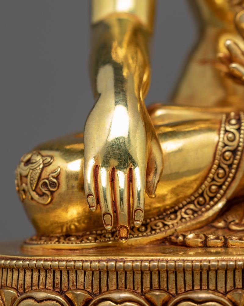 Siddhartha Buddha Gautama | Gold Plated Himalayan Art