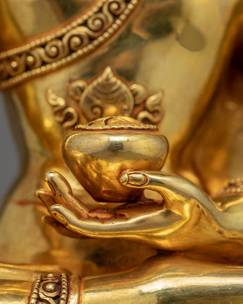 Siddhartha Buddha Gautama | Gold Plated Himalayan Art