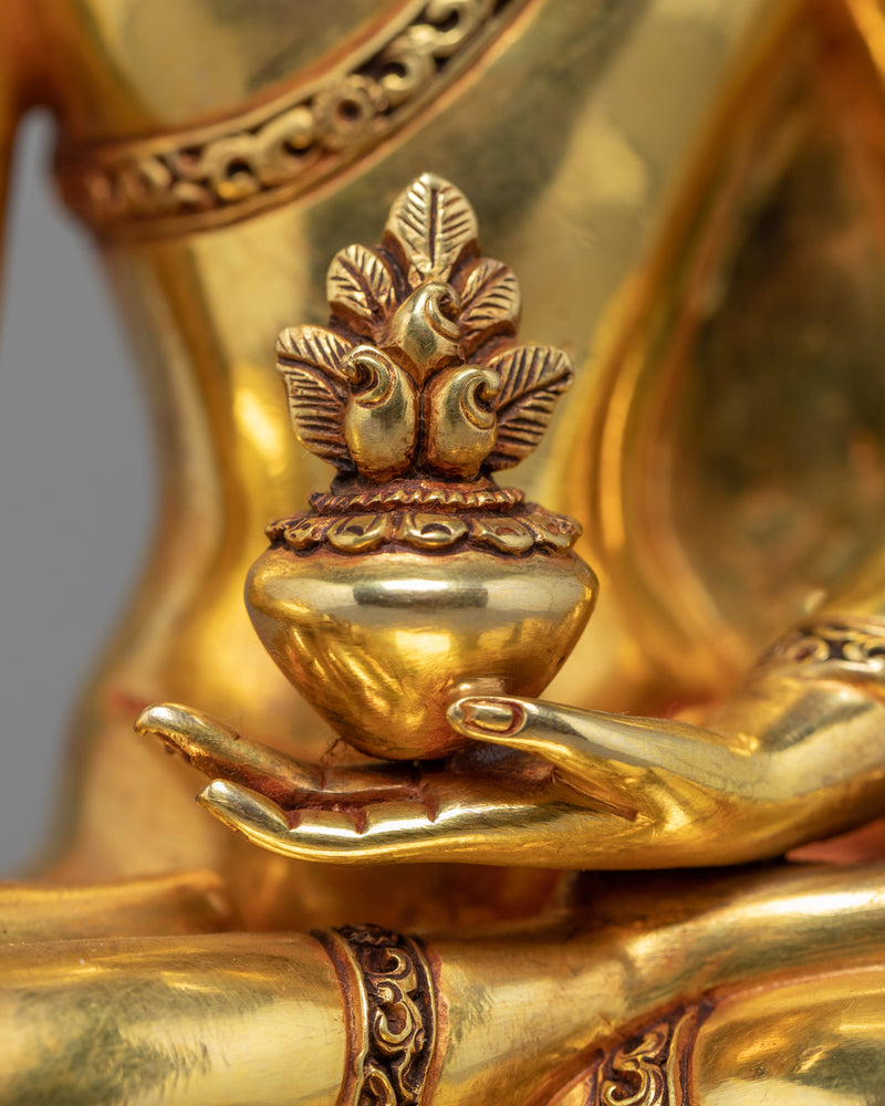 Medicine Buddha Sculpture Craft | Traditional Buddhist Art