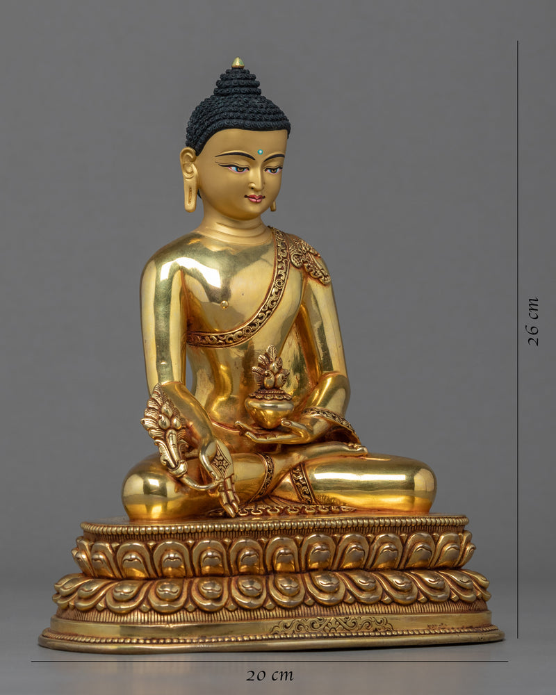 Medicine Buddha Sculpture Craft | Traditional Buddhist Art