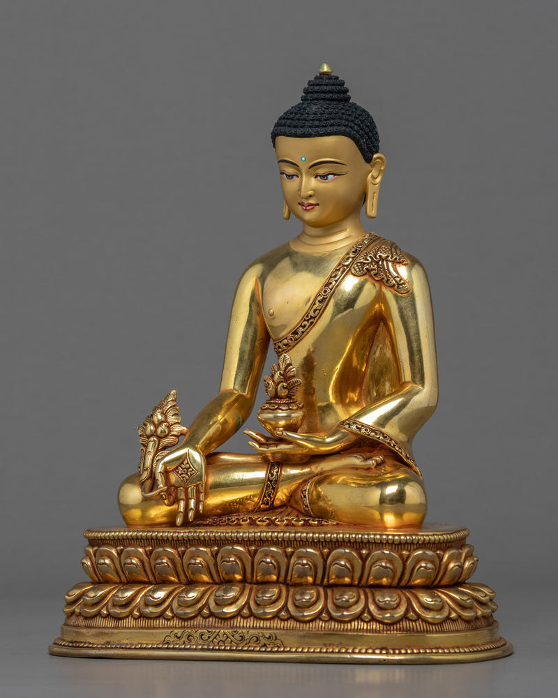 Medicine Buddha Sculpture Craft | Traditional Buddhist Art