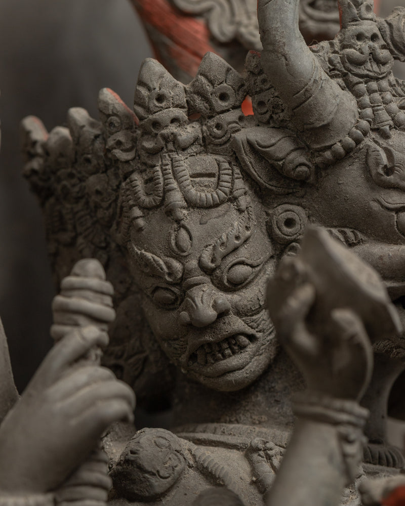 Yamantaka Art | Traditional Himalayan Statue