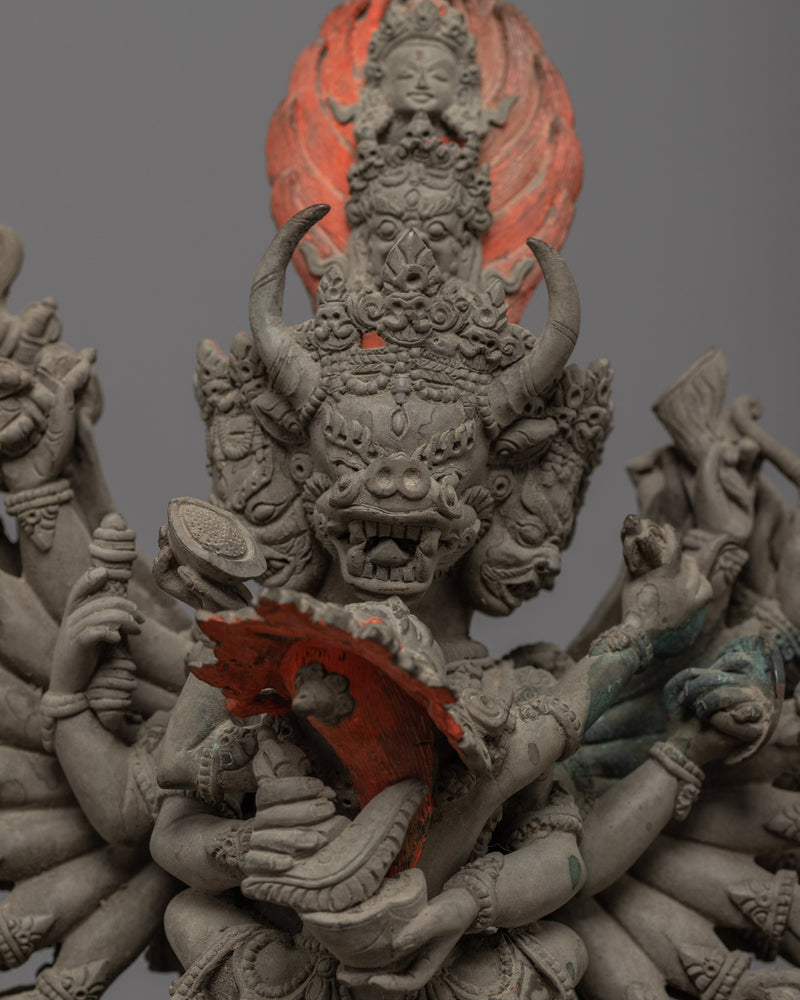 Yamantaka Art | Traditional Himalayan Statue