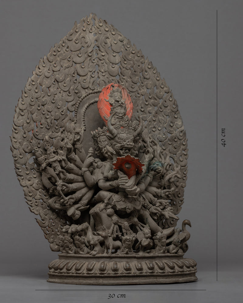 Yamantaka Art | Traditional Himalayan Statue