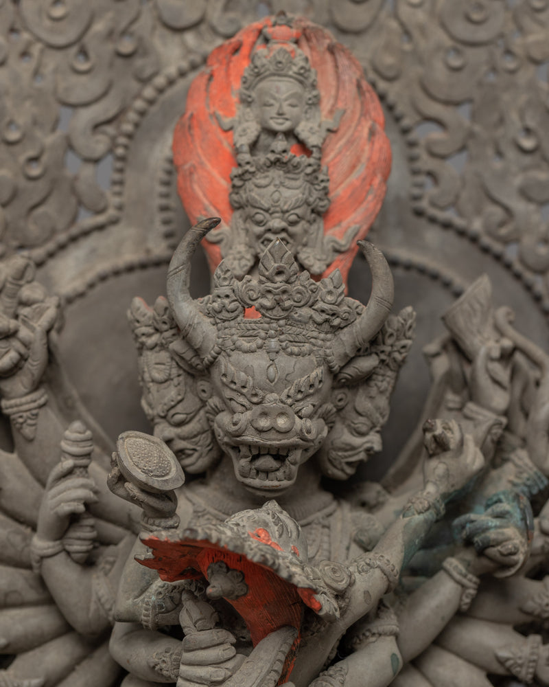 Yamantaka Art | Traditional Himalayan Statue