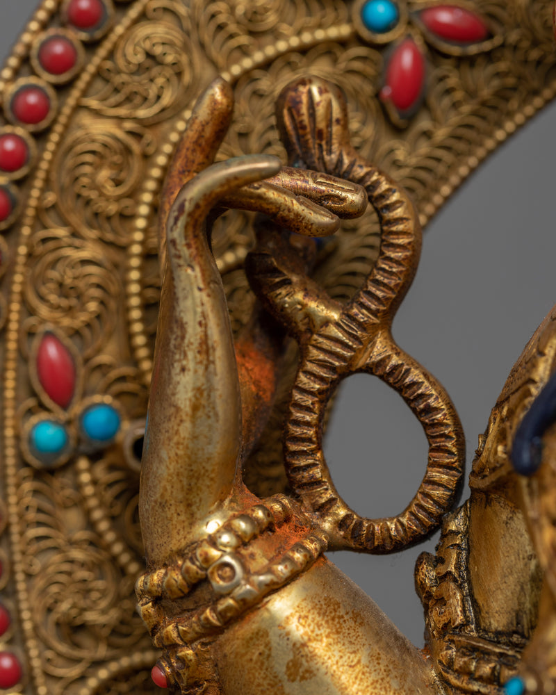 4 Arm Chenrezig Himalayan Sculpture | Traditional Tibetan Art