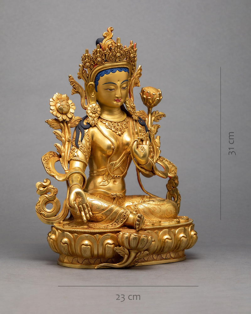 Green Tara Sculpture