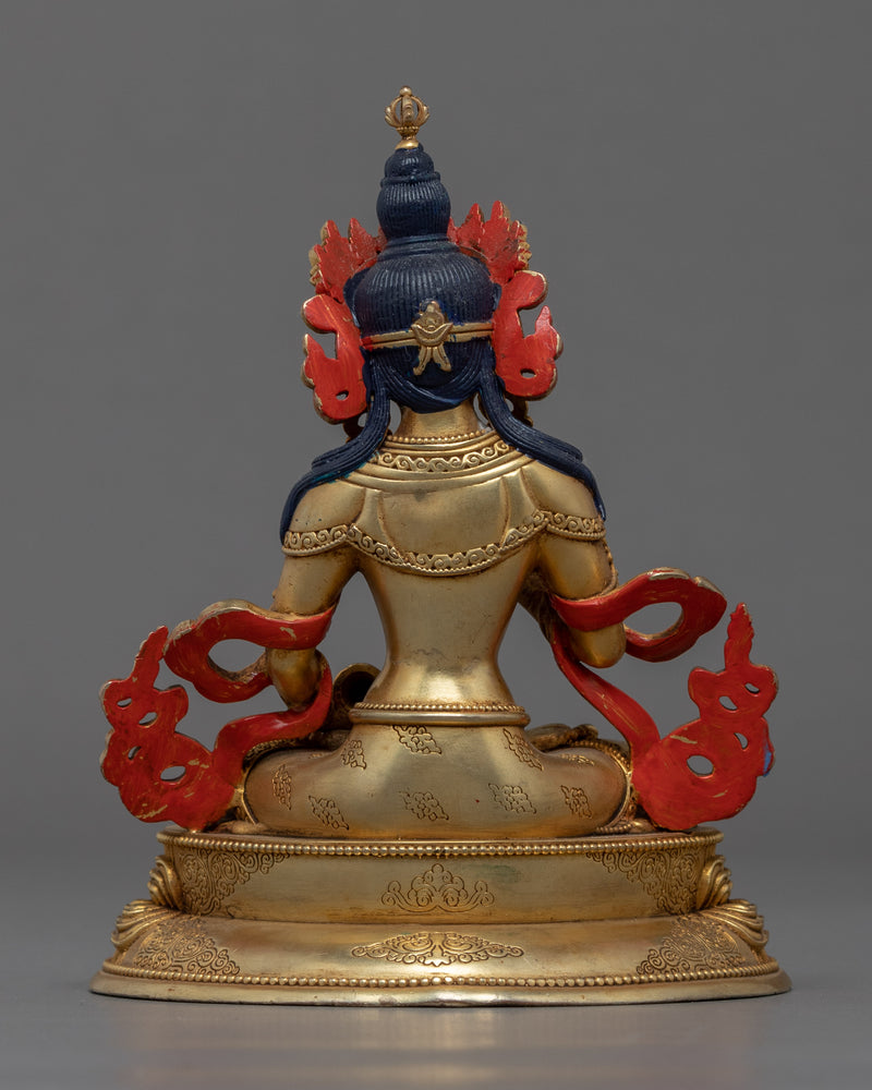 Vajrasattva Heruka Statue | Gold Plated Machine Molded Himalayan Art