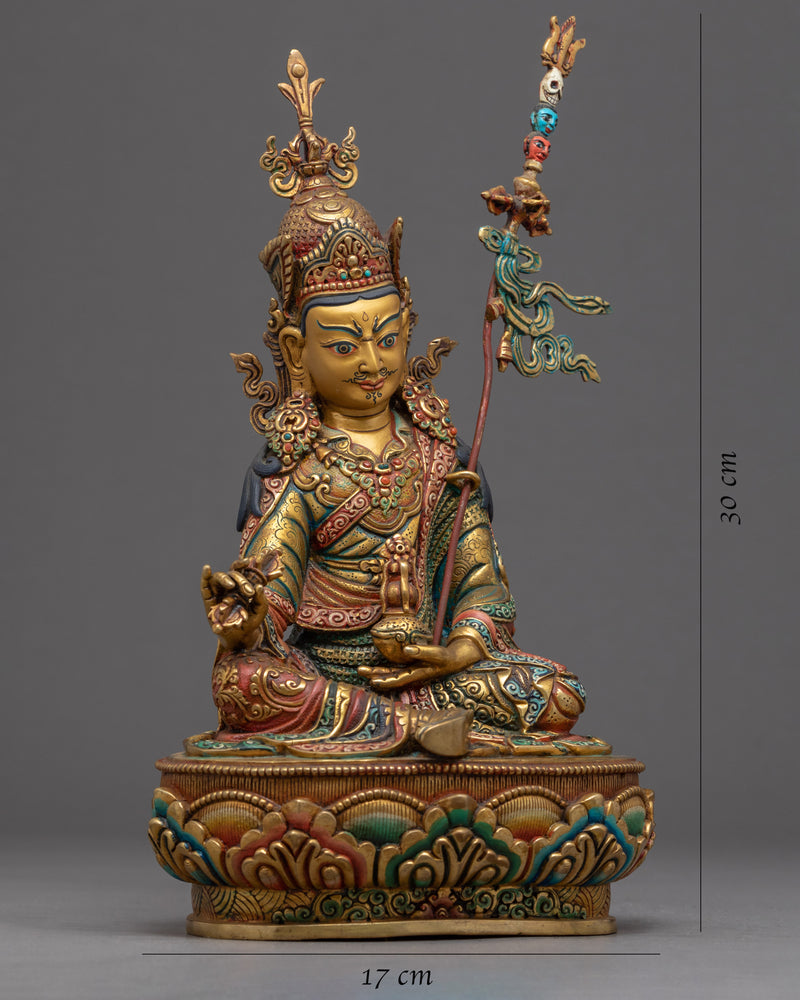 Guru Padmasambhava Sculpture Art | Tibetan Tantric Master