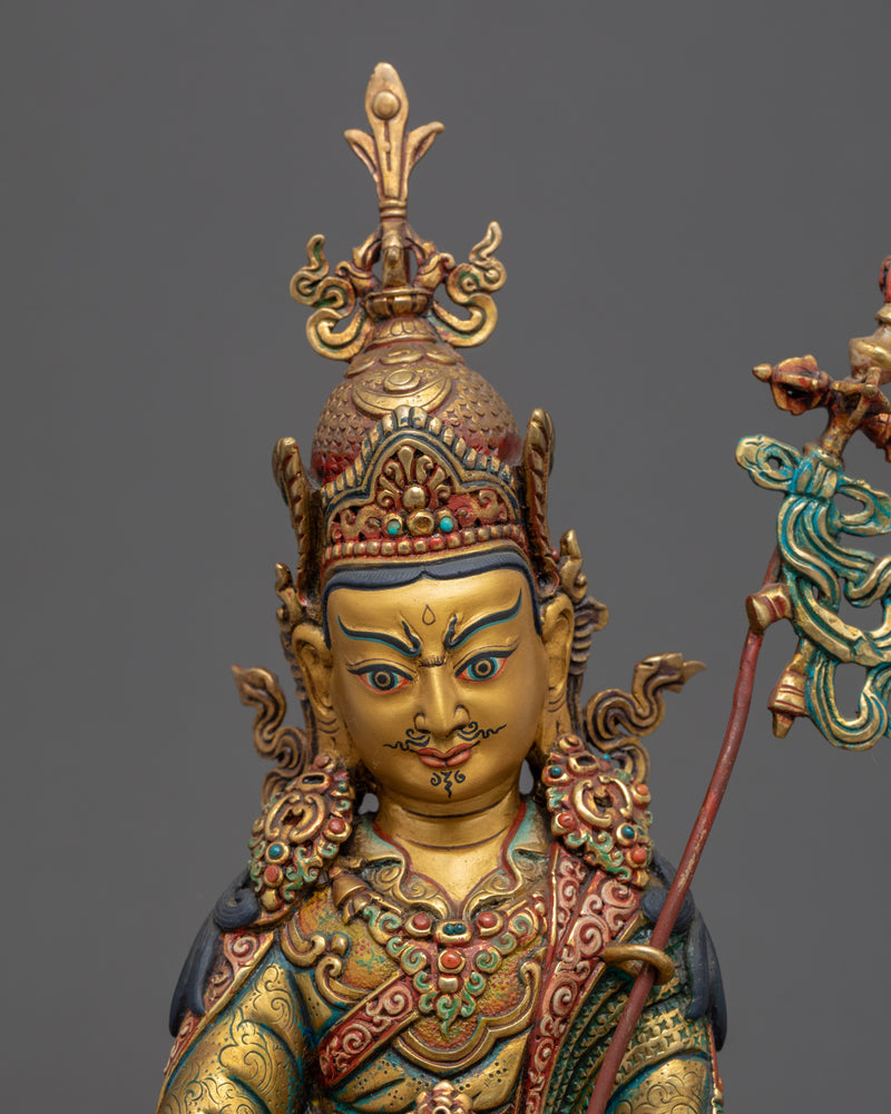 Guru Padmasambhava Sculpture Art | Tibetan Tantric Master