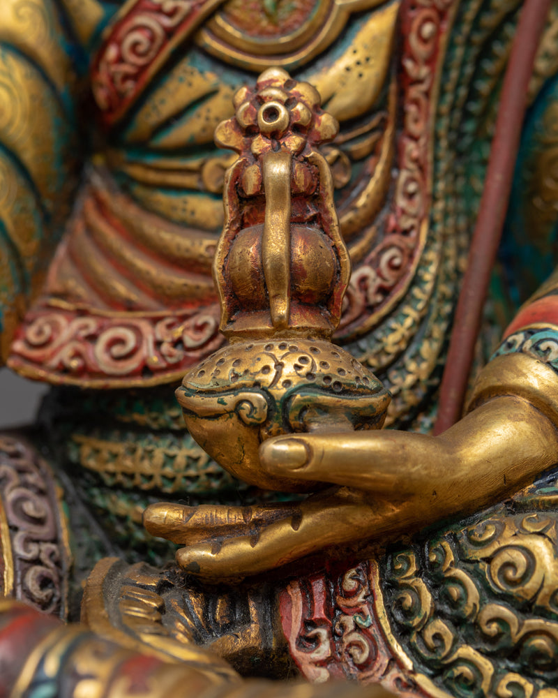 Guru Padmasambhava Sculpture Art | Tibetan Tantric Master