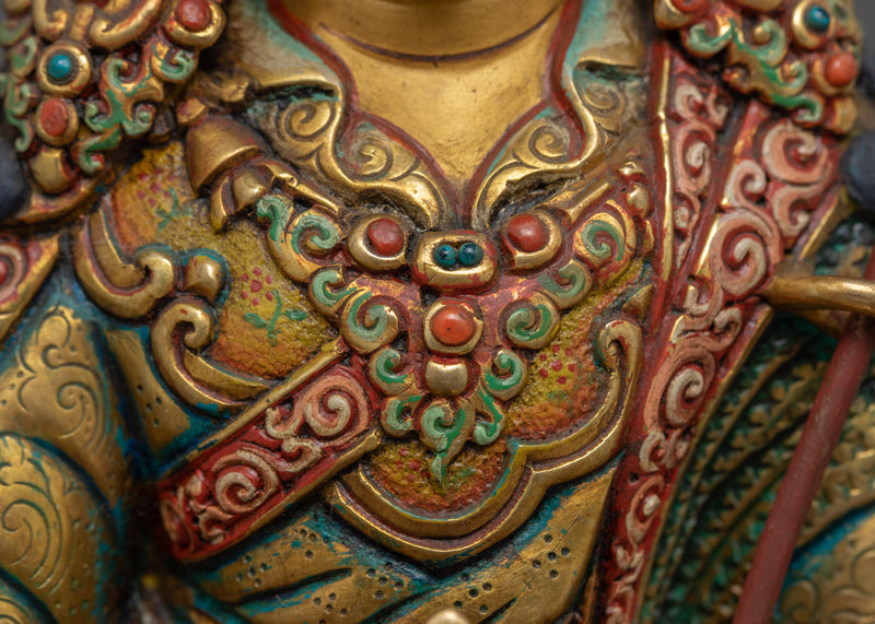 Guru Padmasambhava Sculpture Art | Tibetan Tantric Master