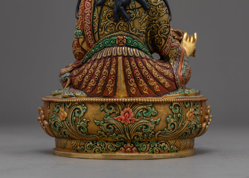 Guru Padmasambhava Sculpture Art | Tibetan Tantric Master